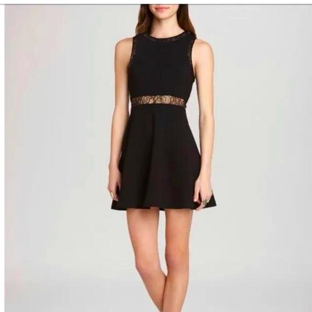 BCBG Fit and Flare Black Dress